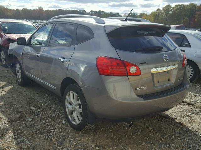 JN8AS5MV8CW414957 - 2012 NISSAN ROGUE S SILVER photo 3