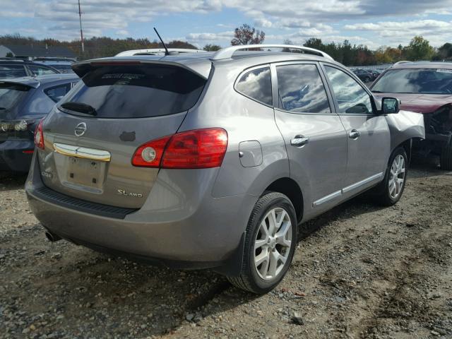 JN8AS5MV8CW414957 - 2012 NISSAN ROGUE S SILVER photo 4