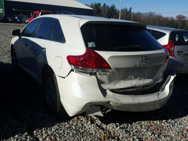 4T3BK11A19U001926 - 2009 TOYOTA VENZA BASE WHITE photo 3