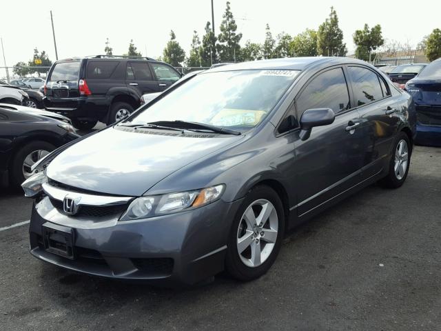 2HGFA1F62AH507120 - 2010 HONDA CIVIC GRAY photo 2