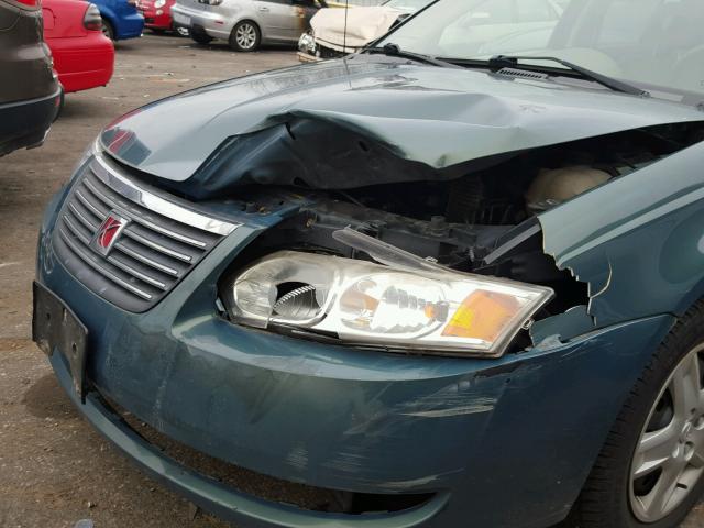 1G8AJ55F17Z168838 - 2007 SATURN ION LEVEL SILVER photo 9