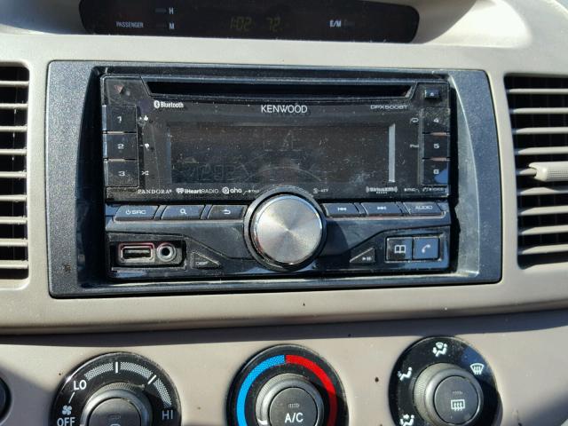 4T1BE32K42U067654 - 2002 TOYOTA CAMRY LE შავი ფოტო 9