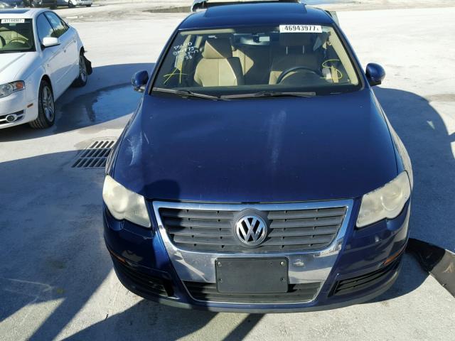 WVWAK73C56P078397 - 2006 VOLKSWAGEN PASSAT 2.0 BLUE photo 9