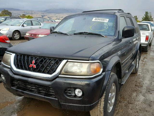 JA4LS41R4YP020700 - 2000 MITSUBISHI MONTERO SP BLACK photo 2