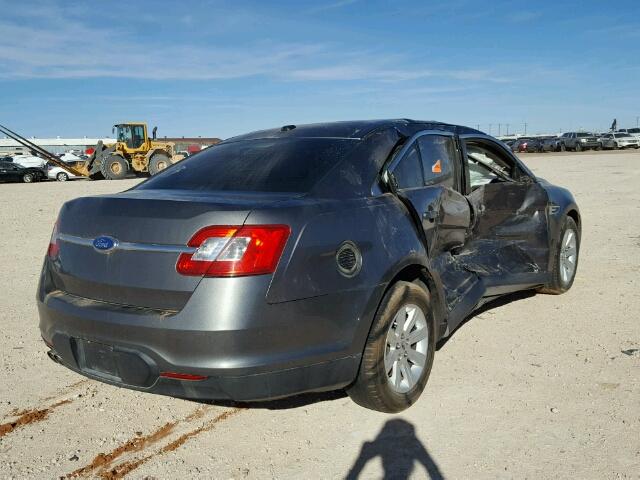 1FAHP2DW8BG181213 - 2011 FORD TAURUS SE CHARCOAL photo 4