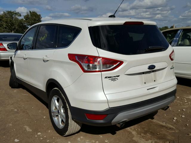 1FMCU0GX9EUE07122 - 2014 FORD ESCAPE SE WHITE photo 3