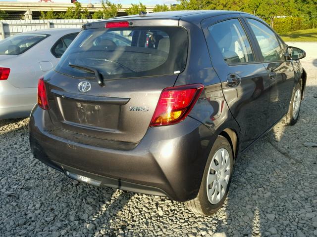 VNKKTUD34HA080623 - 2017 TOYOTA YARIS L GRAY photo 4