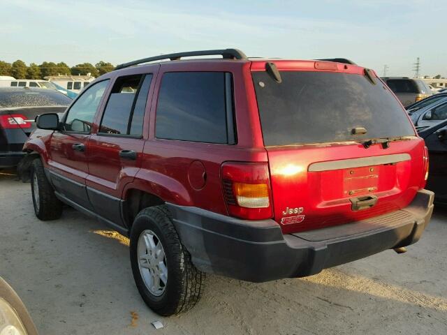 1J4GX48S33C581191 - 2003 JEEP GRAND CHER RED photo 3