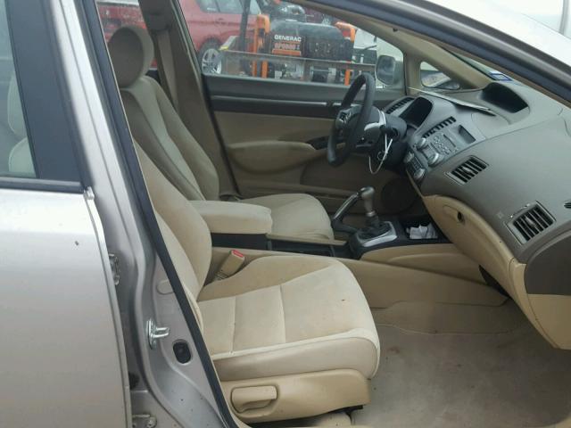 1HGFA15866L117330 - 2006 HONDA CIVIC EX Qızıl foto 5