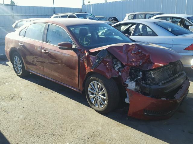 1VWAT7A34FC023296 - 2015 VOLKSWAGEN PASSAT S წითელი ფოტო 1
