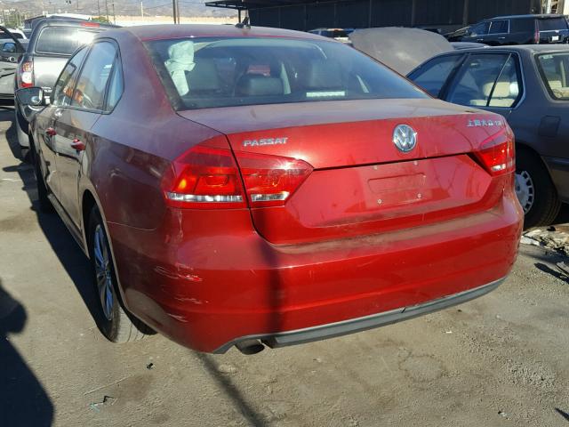 1VWAT7A34FC023296 - 2015 VOLKSWAGEN PASSAT S წითელი ფოტო 3