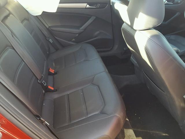 1VWAT7A34FC023296 - 2015 VOLKSWAGEN PASSAT S წითელი ფოტო 6