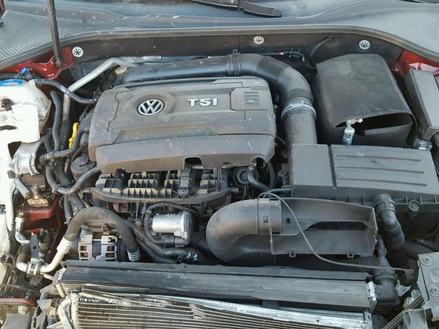 1VWAT7A34FC023296 - 2015 VOLKSWAGEN PASSAT S წითელი ფოტო 7