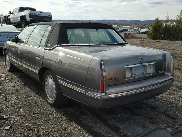 1G6KD54Y4XU777572 - 1999 CADILLAC DEVILLE GRAY photo 3