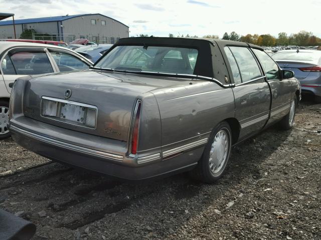 1G6KD54Y4XU777572 - 1999 CADILLAC DEVILLE GRAY photo 4