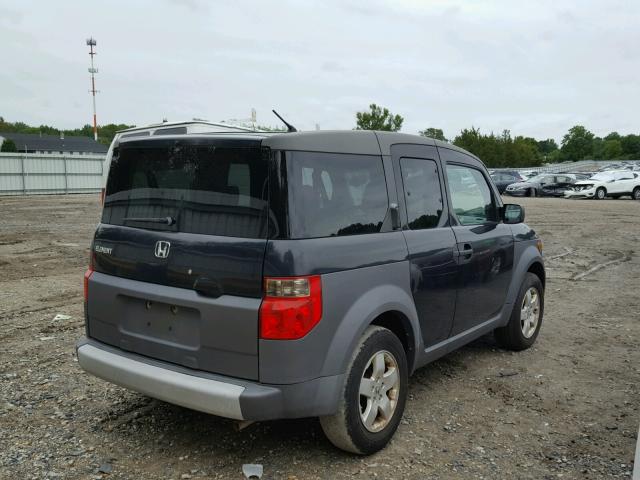 5J6YH28504L007004 - 2004 HONDA ELEMENT EX BLACK photo 4