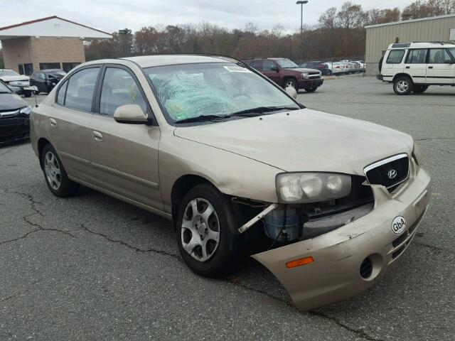 KMHDN45D23U602395 - 2003 HYUNDAI ELANTRA GL GRAY photo 1