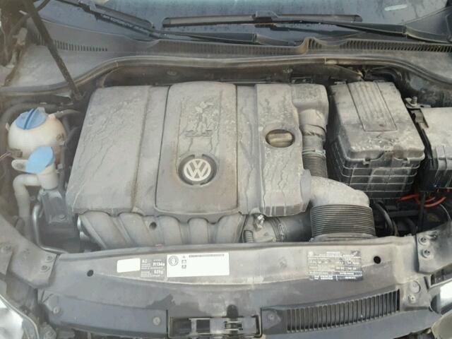 WVWCA9AJ3AW245959 - 2010 VOLKSWAGEN GOLF BLACK photo 7