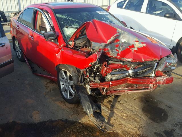 JH4CL95824C005761 - 2004 ACURA TSX RED photo 1