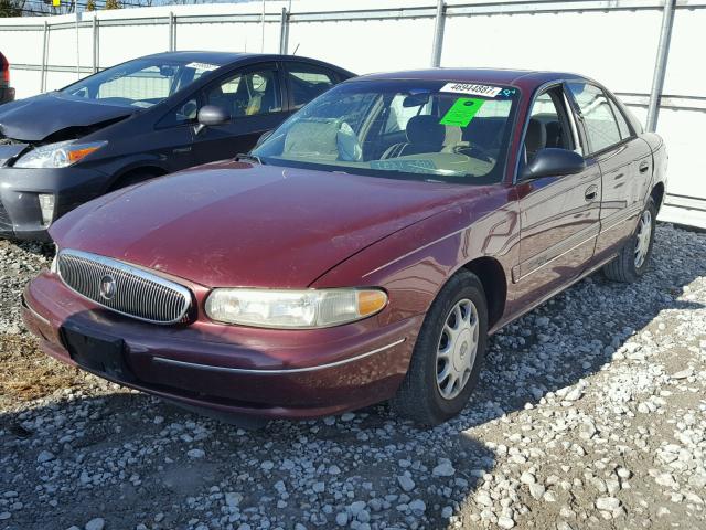 2G4WS52M9W1584876 - 1998 BUICK CENTURY CU BURGUNDY photo 2