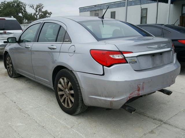 1C3CCBBG7DN608072 - 2013 CHRYSLER 200 TOURIN GRAY photo 3