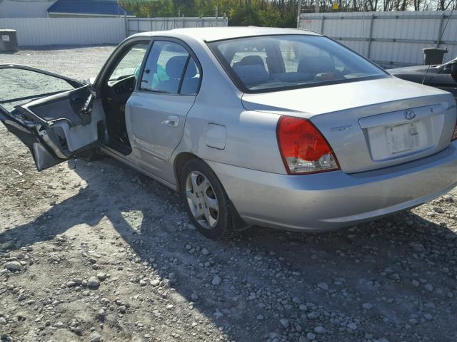 KMHDN46D25U192621 - 2005 HYUNDAI ELANTRA GL SILVER photo 3