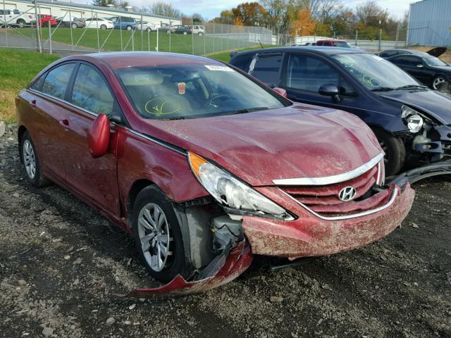 5NPEB4ACXCH427855 - 2012 HYUNDAI SONATA GLS RED photo 1