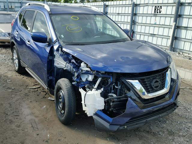 KNMAT2MTXHP529809 - 2017 NISSAN ROGUE S BLUE photo 1