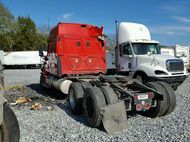 1FUJGLDR1DSFA6870 - 2013 FREIGHTLINER CASCADIA 1 RED photo 3