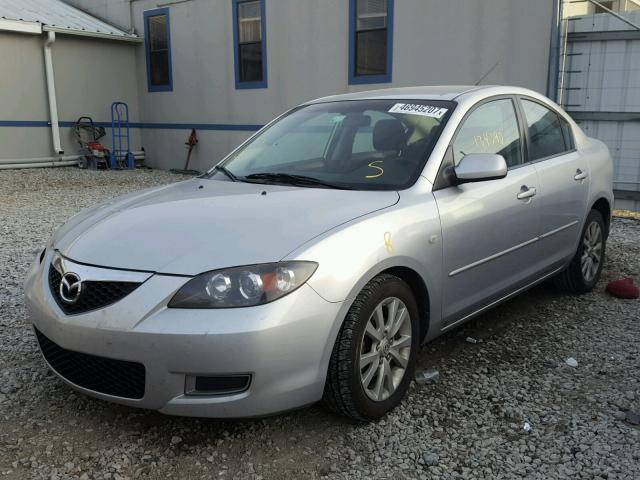 JM1BK32F671603898 - 2007 MAZDA 3 I SILVER photo 2