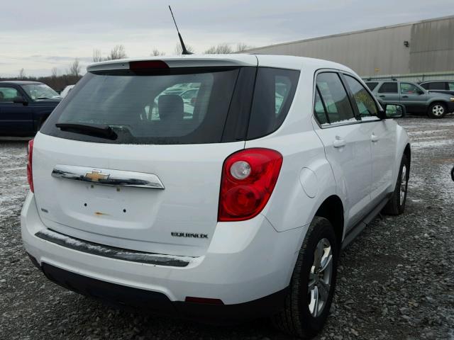 2GNFLCEK4C6258697 - 2012 CHEVROLET EQUINOX LS WHITE photo 4