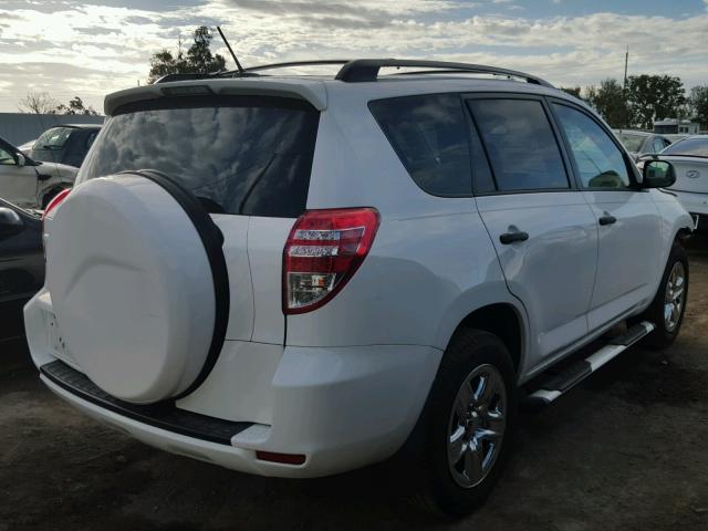 2T3ZF4DV2CW124659 - 2012 TOYOTA RAV4 WHITE photo 4