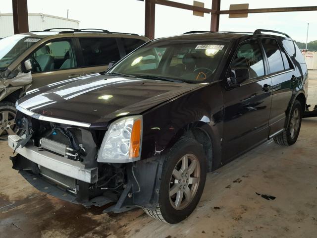 1GYEE637180115263 - 2008 CADILLAC SRX PURPLE photo 2