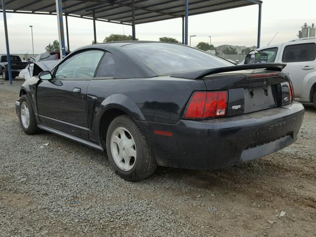 1FAFP4046YF121100 - 2000 FORD MUSTANG BLACK photo 3