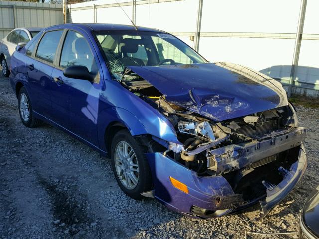 1FAFP34N76W144007 - 2006 FORD FOCUS ZX4 BLUE photo 1