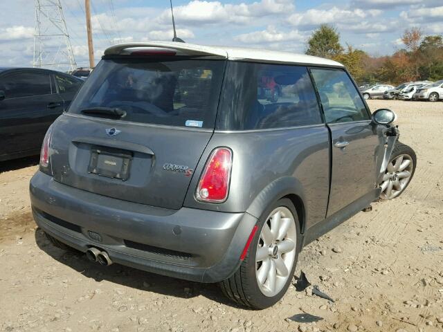 WMWRE33546TL20864 - 2006 MINI COOPER S GRAY photo 4