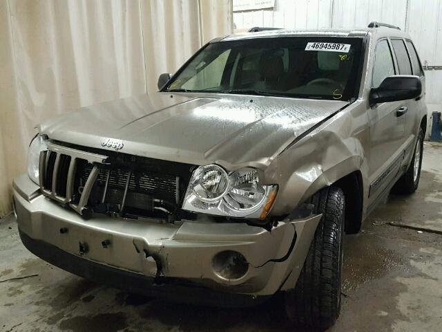 1J4GR48K75C551110 - 2005 JEEP GRAND CHER TAN photo 2