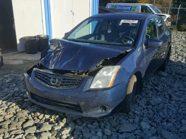 3N1AB6AP0AL605303 - 2010 NISSAN SENTRA BLUE photo 2