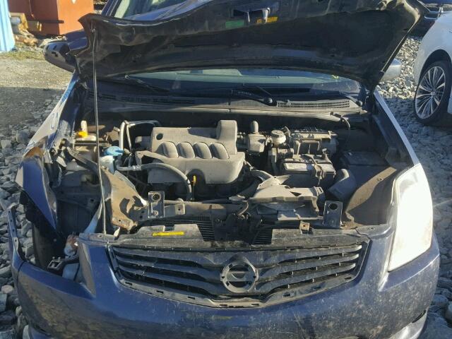 3N1AB6AP0AL605303 - 2010 NISSAN SENTRA BLUE photo 7