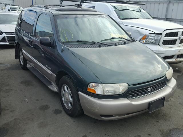 4N2XN11T0YD823611 - 2000 NISSAN QUEST SE GREEN photo 1