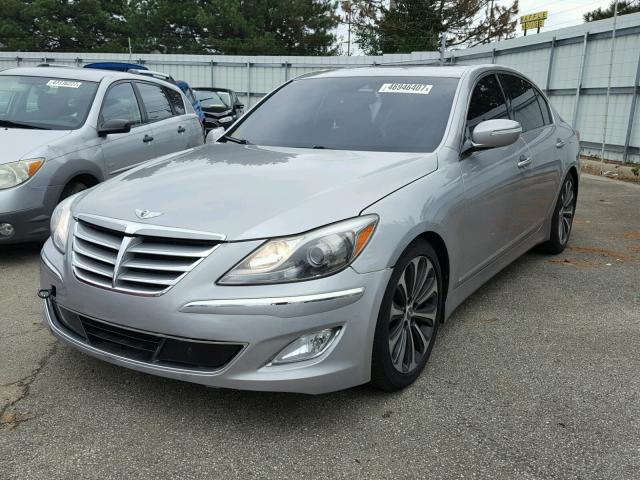 KMHGC4DH5CU163295 - 2012 HYUNDAI GENESIS 5. GRAY photo 2