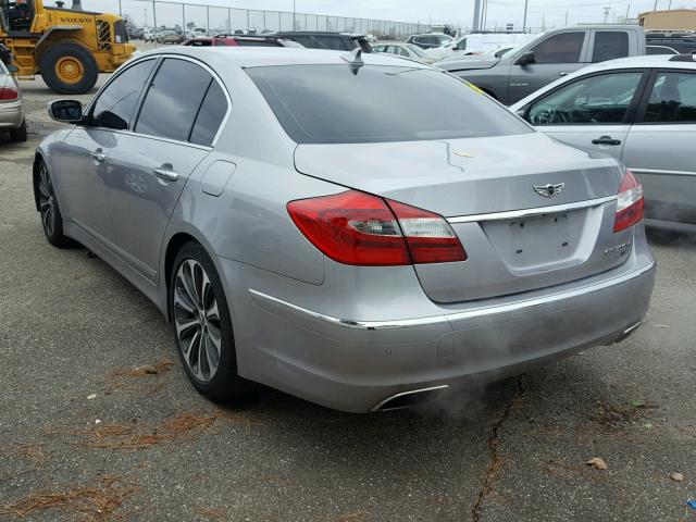 KMHGC4DH5CU163295 - 2012 HYUNDAI GENESIS 5. GRAY photo 3