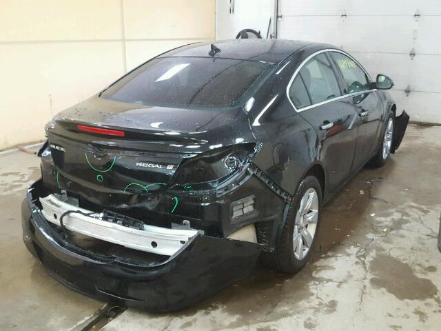 2G4GS5EV5D9127246 - 2013 BUICK REGAL PREM BLACK photo 4