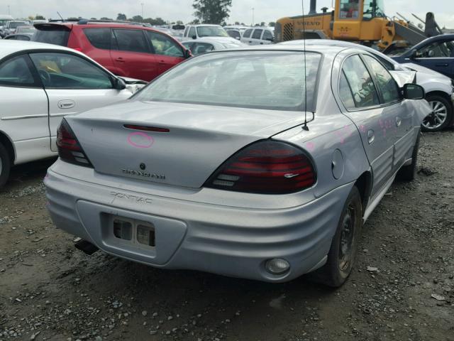 1G2NF52T3YC533466 - 2000 PONTIAC GRAND AM S SILVER photo 4