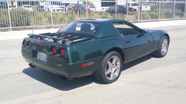 1G1YY33PXN5115410 - 1992 CHEVROLET CORVETTE GREEN photo 4