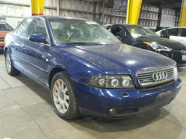 WAUDH68D41A089603 - 2001 AUDI A4 2.8 QUA BLUE photo 1