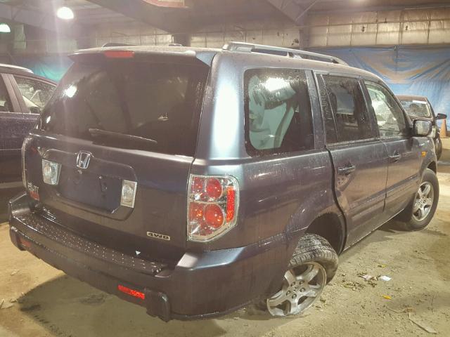 5FNYF185X6B008544 - 2006 HONDA PILOT EX GREEN photo 4