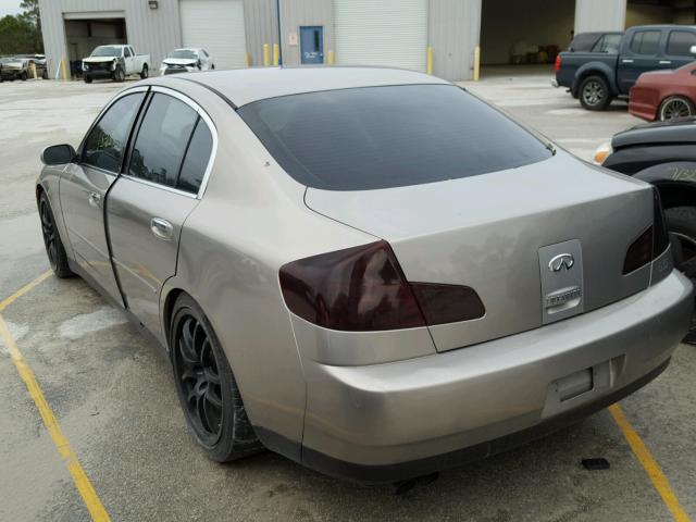 JNKCV51E13M024115 - 2003 INFINITI G35 GRAY photo 3