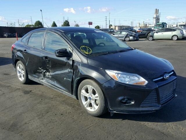 1FADP3F27EL266537 - 2014 FORD FOCUS SE BLACK photo 1