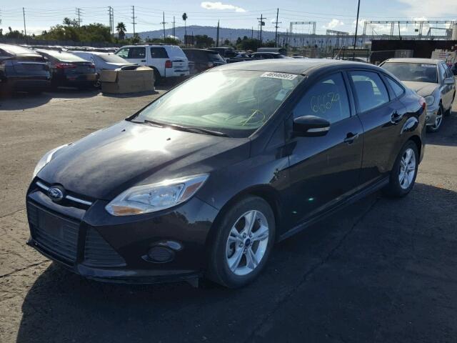 1FADP3F27EL266537 - 2014 FORD FOCUS SE BLACK photo 2